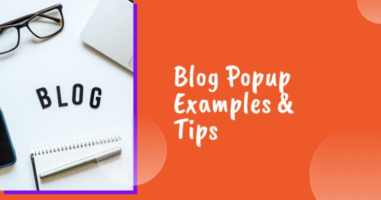 Blog popup examples